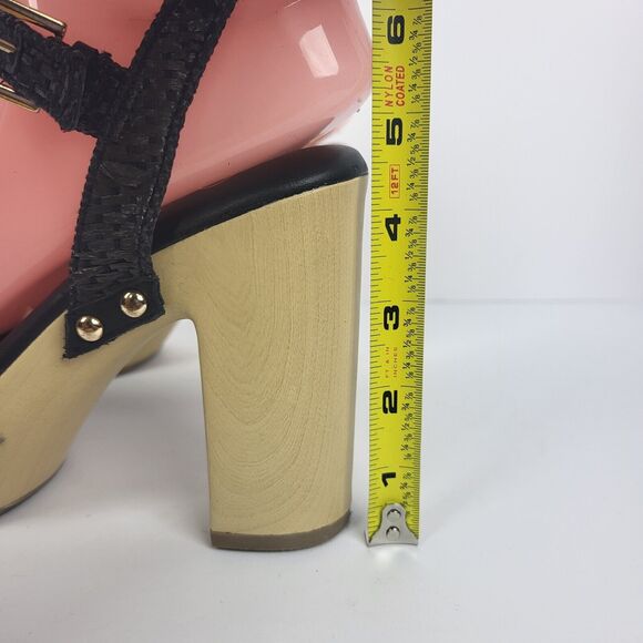 SARTO by Franco Sarto Wally Platform Sandal Wood Clog - Picture 4 of 16